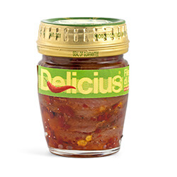 Anchovy Fillets with Chilli in Sunflower Oil 58g