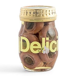 Anchovy Fillets with Pantelleria Capers in Olive Oil 90g