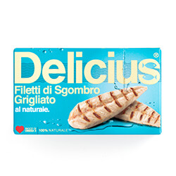 Grilled Mackerel Fillets in Brine 85g