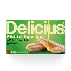 Mackerel Fillets in Sunflower Oil 125g.