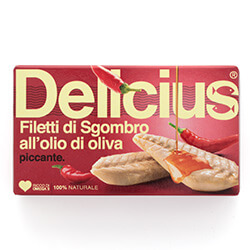 Mackerel Fillets with Chilli in Olive Oil 125g