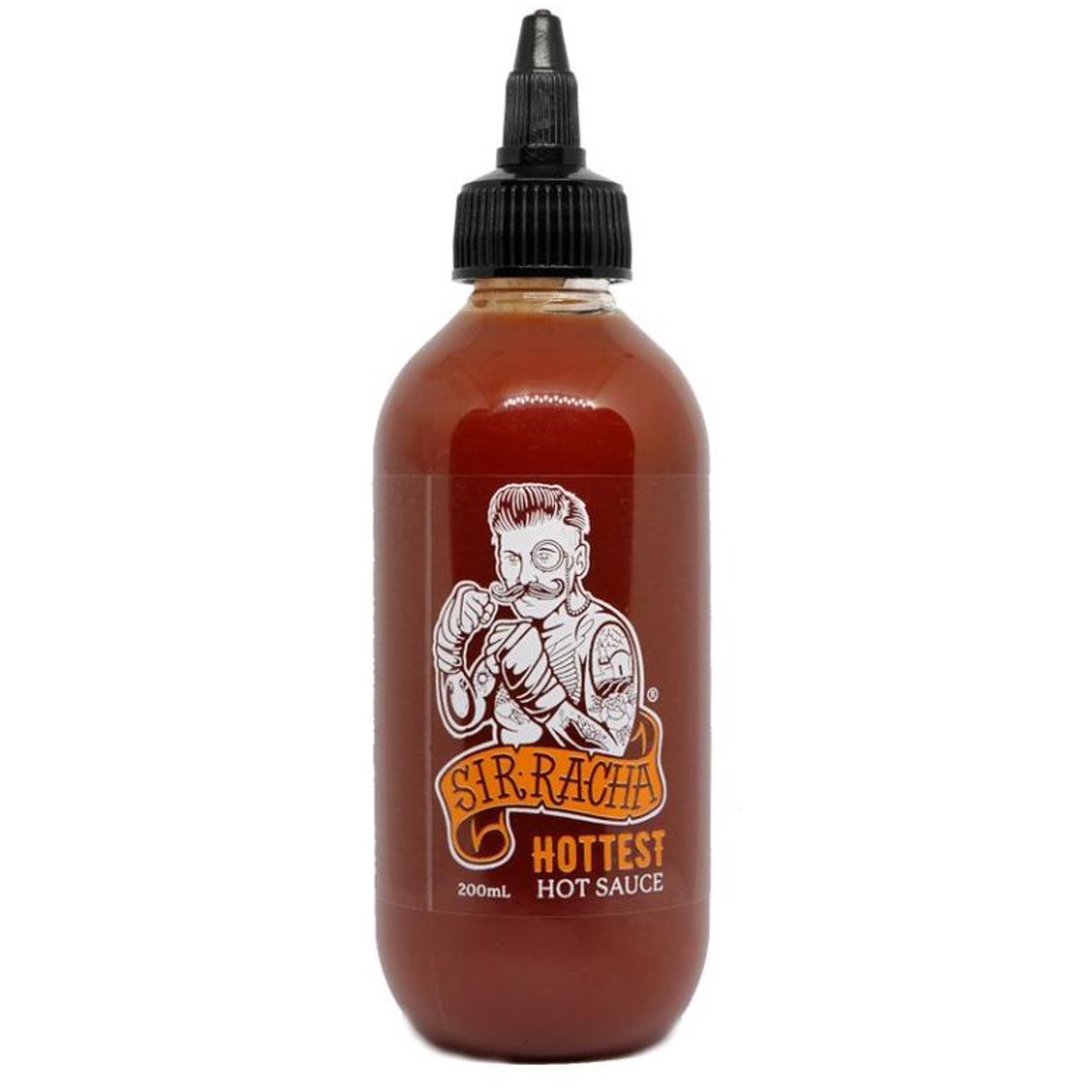 08SRH870 Sir Racha Hotter 200ml Variation-Sir-Racha-Hotter-Hot-Sauce NEW