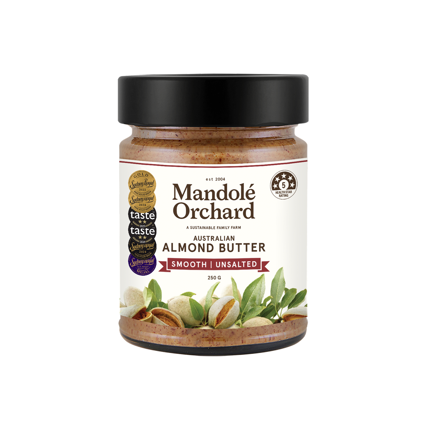 05MOB471 Butter Almond UNSALTED Smooth 250g