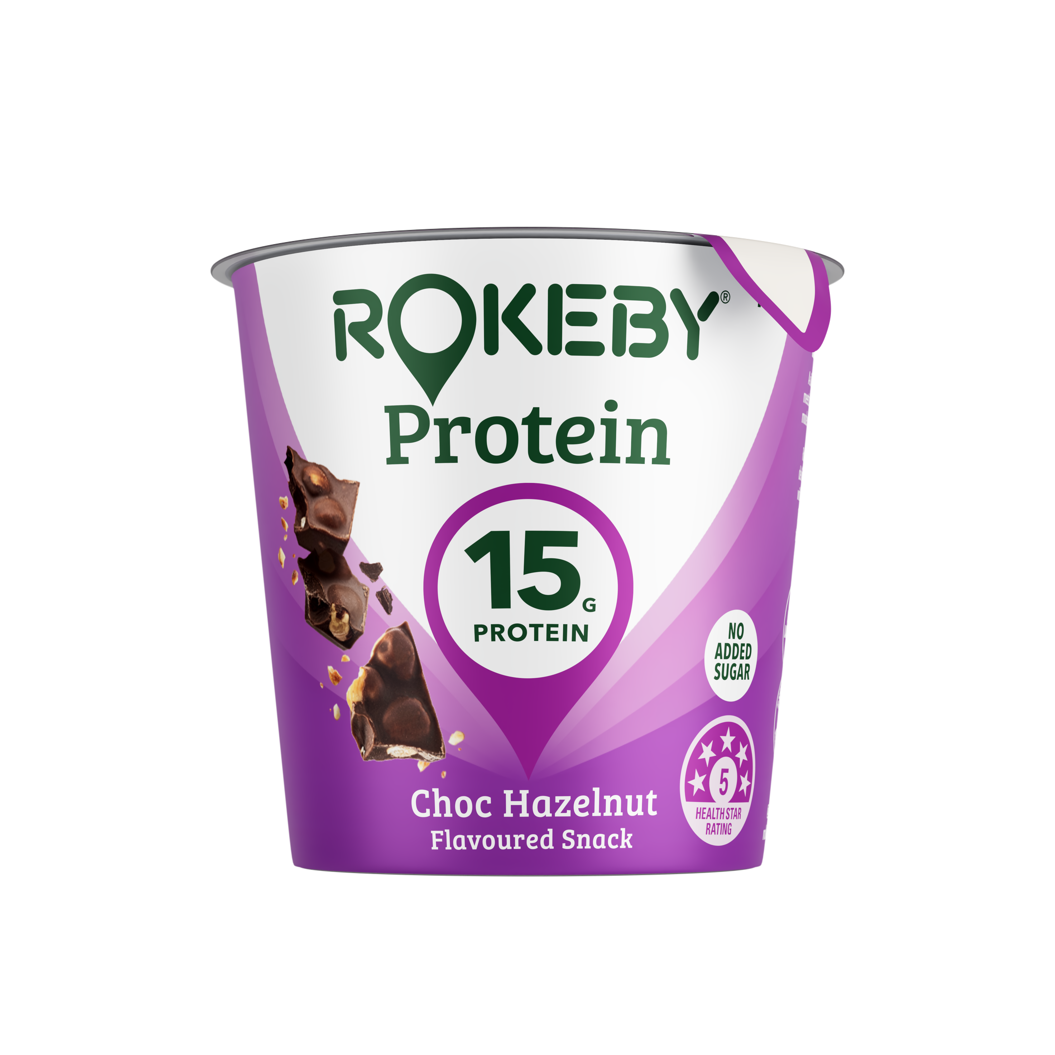 05RN644-Rokeby-Yoghurt Protein Choc Hazelnut 160g TUB (12)-hero-1