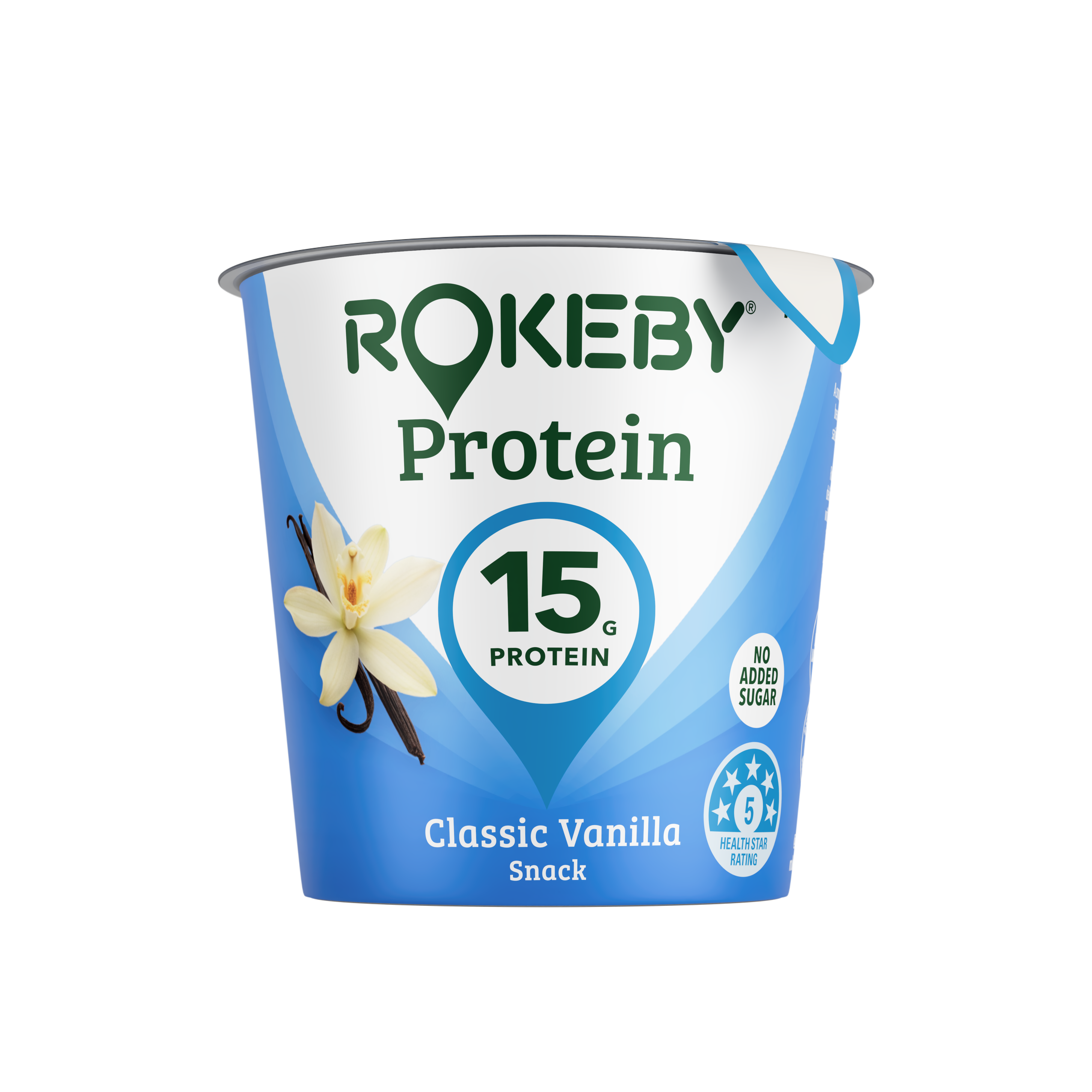 05RN682-Rokeby-Yoghurt Protein Classic Vanilla 160g TUB (12)-hero-1